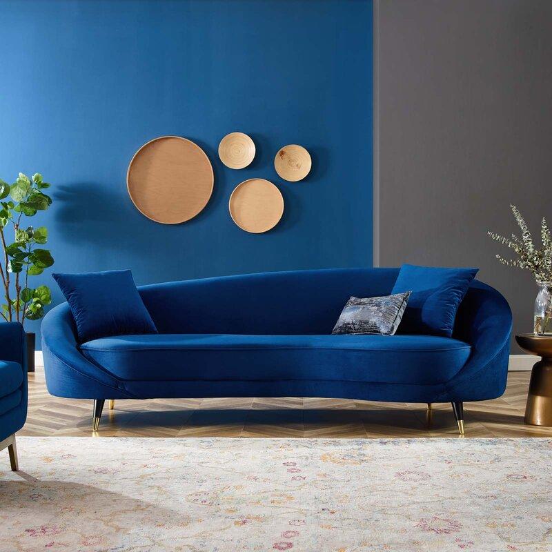 Sofa Freya hikari living terciopelo