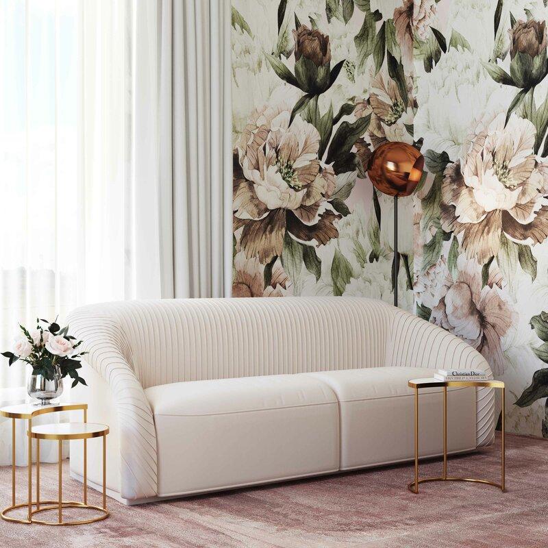 Sofa Aiko hikari living terciopelo