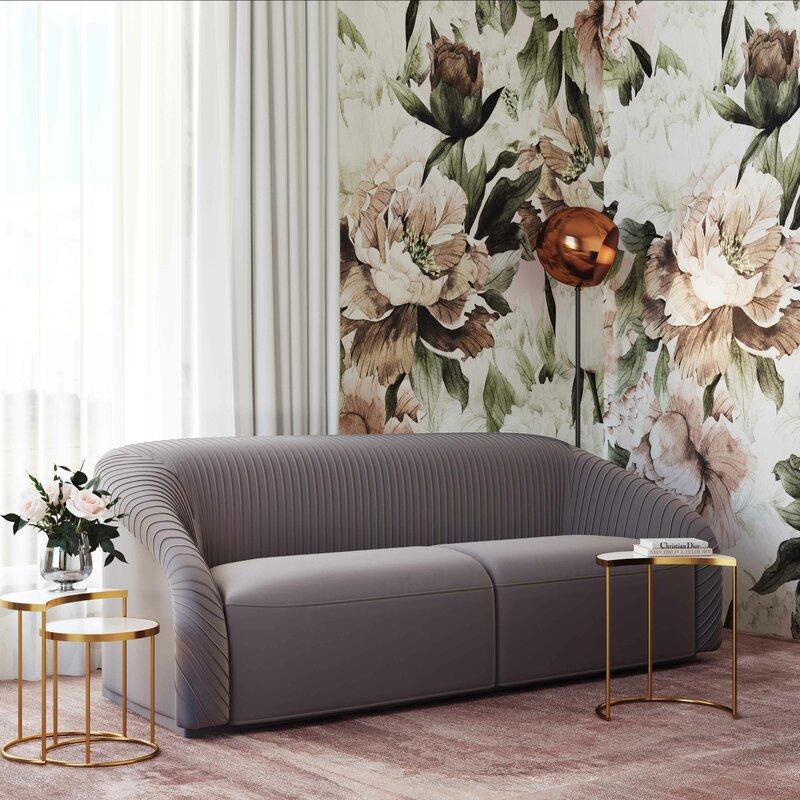 Sofa Aiko hikari living terciopelo